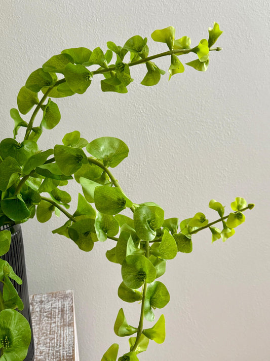 37" Artificial Bells of Ireland Stem, Real Touch Green Flower, Faux Irish Bell Stem